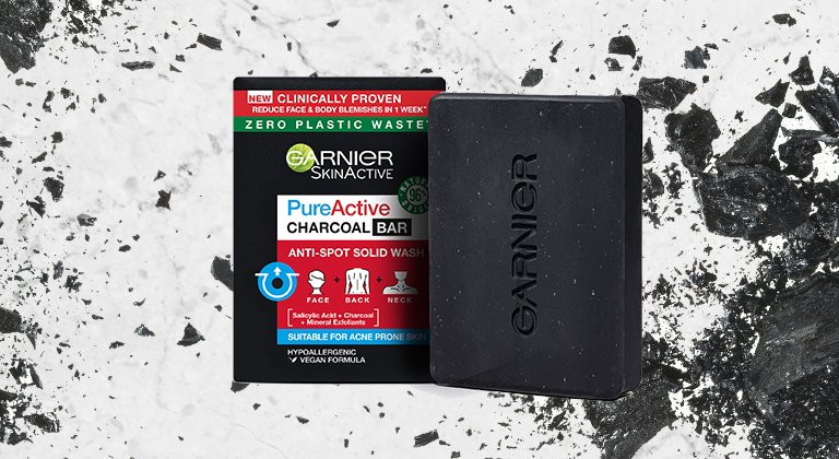 garnier charcoal bar hero image