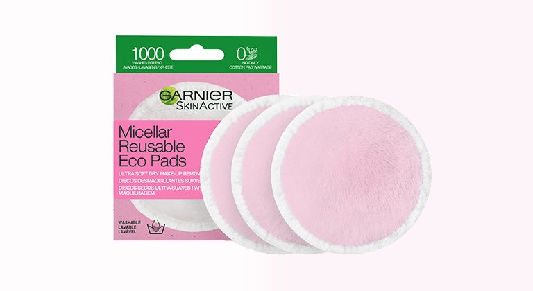 Micellar eco pads packshot banner