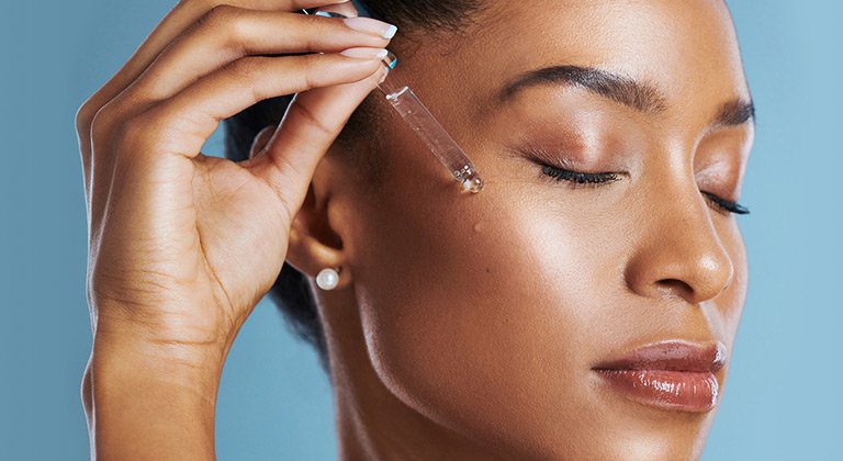 Skin serum top