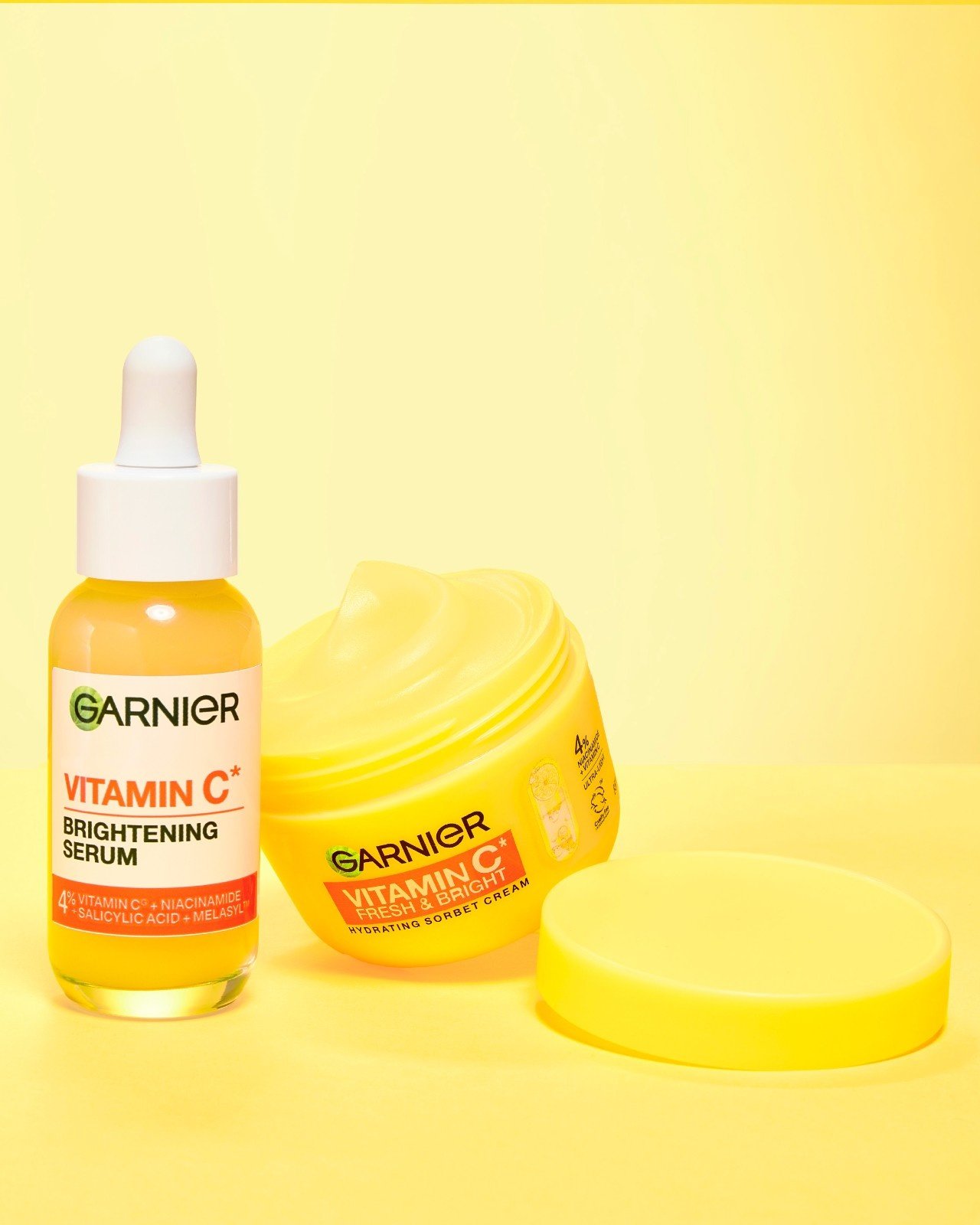 Hydrate with Fresh and bright sorbet cream