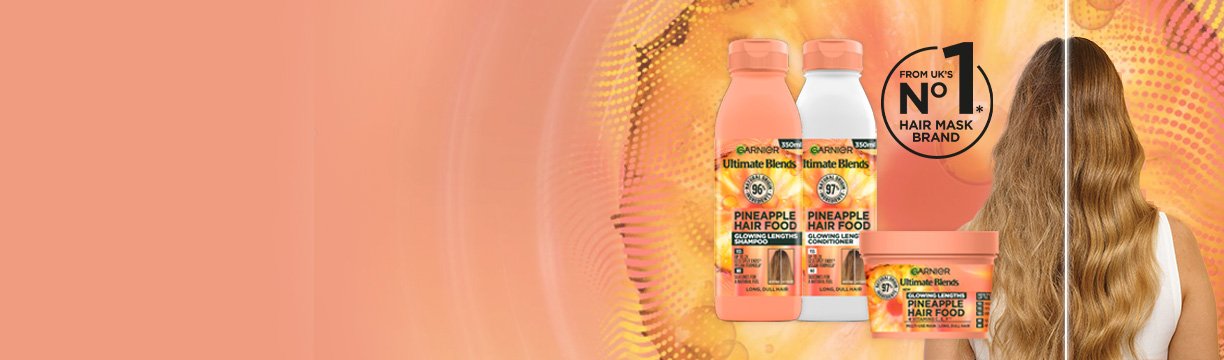 Pineapple banner Before and after