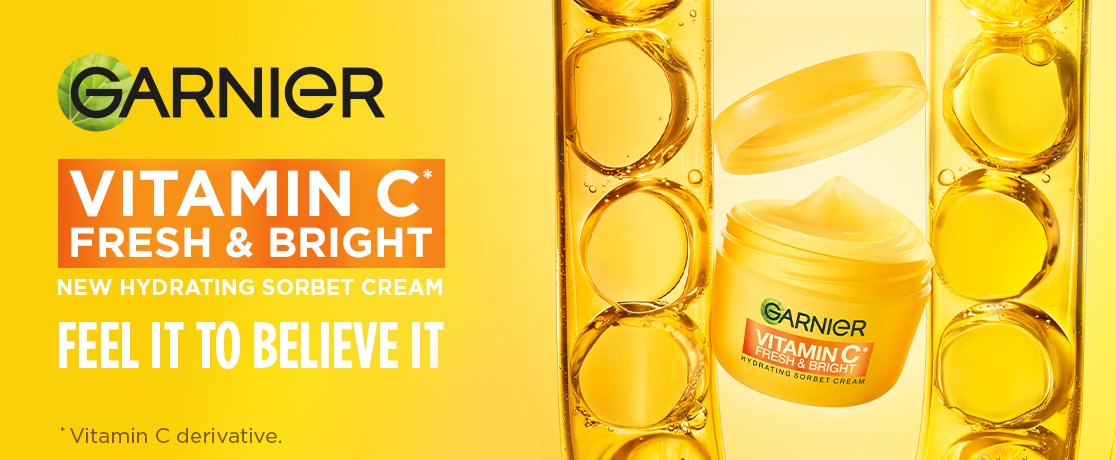 GARNIER_SORBET WEBSITE HOMEPAGE BANNER