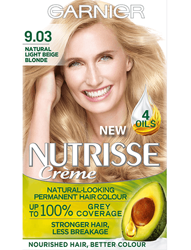 Garnier Nutrisse 9.03 Light Beige Blonde Permanent Hair Dye
