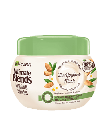 ALMOND MILK & AGAVE SAP NORMAL HAIR YOGHURT MASK - ALMOND CRUSH