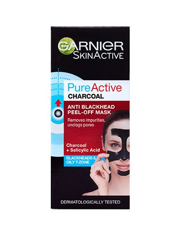 Garnier SkinActive, Black Peel-Off Mask with Charcoal, 1.7 fl. oz.