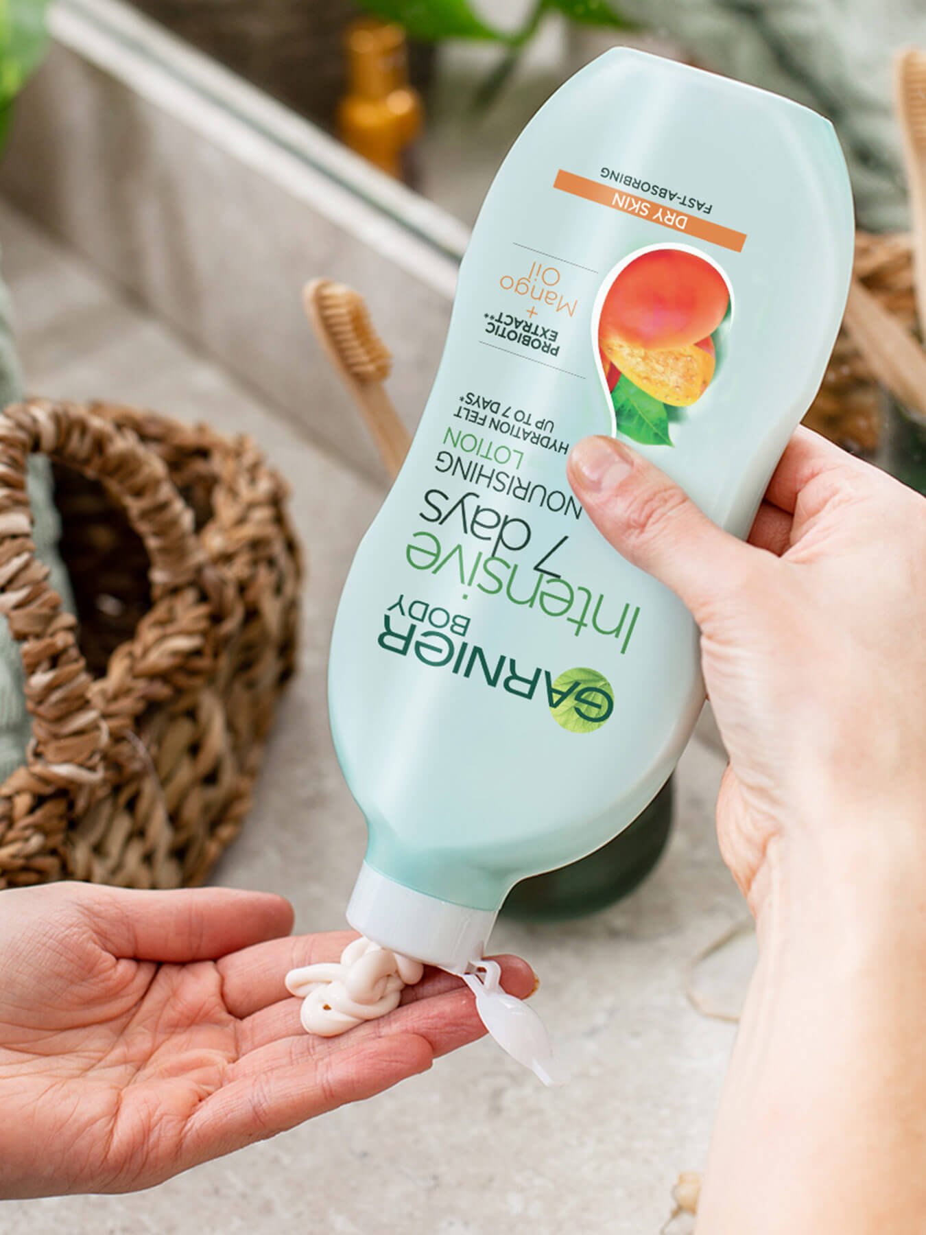 Garnier Intensive 7 Days Mango Oil Body Lotion Body Care Garnier