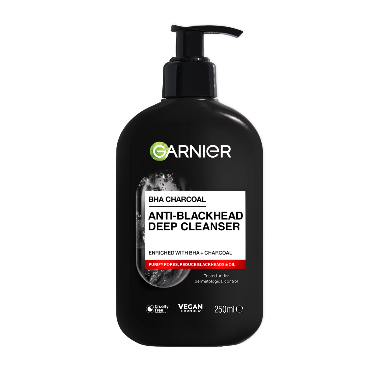 Anti-Blackhead BHA Charcoal Daily Face Cleanser