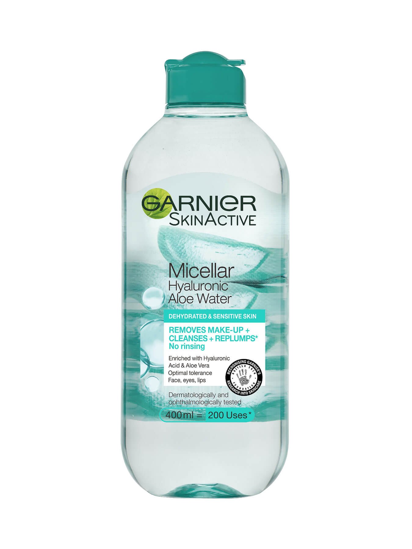 Garnier Hyaluronic Aloe Water Micellar Cleansing Water For Dehydrated Skin 400ml