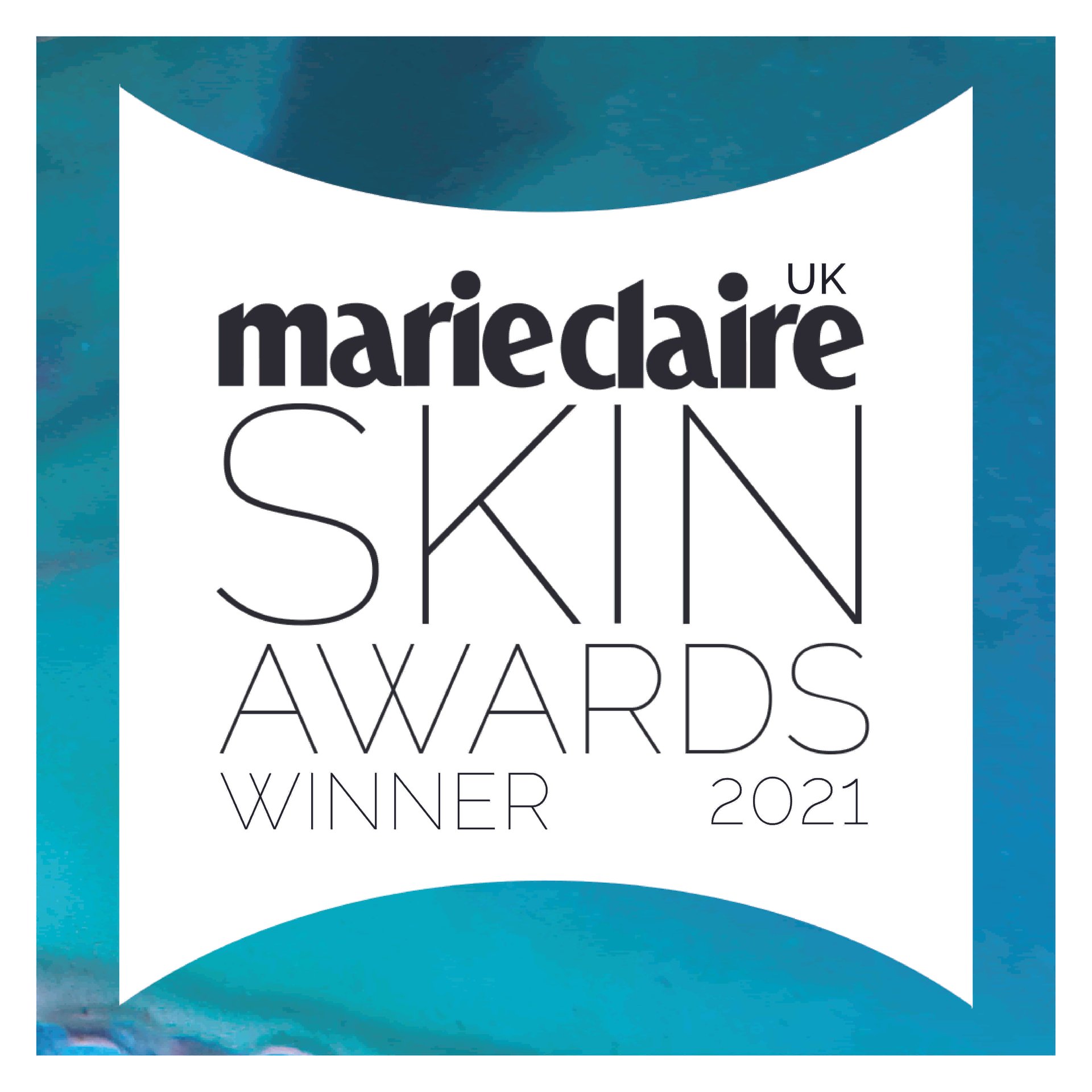 Marie Claire Skin Awards Winner 2021 Logo
