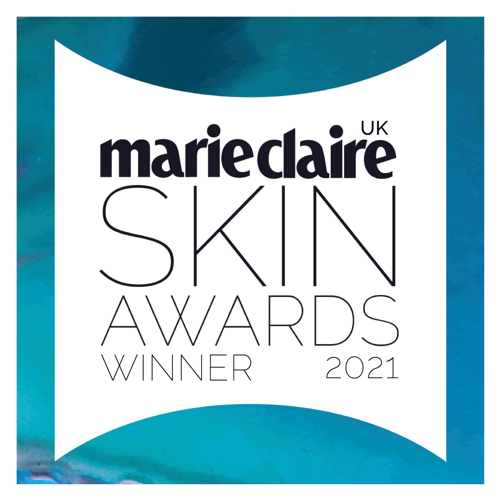 Marie Claire Skin Awards Winner 2021 Logo