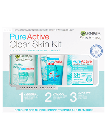 Pure Active Anti Blemish 3 Step Regime Kit Oily Skin