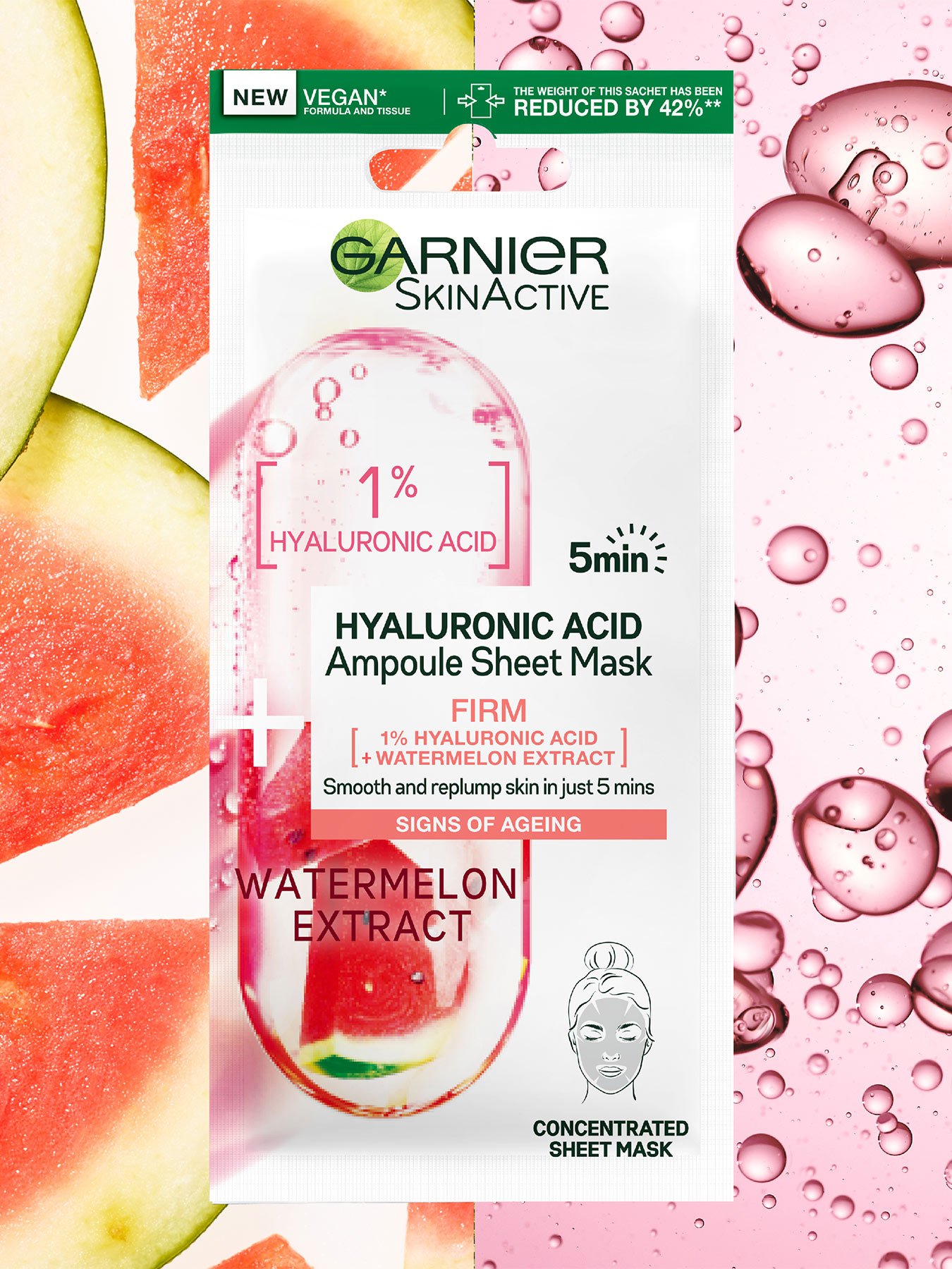 Garnier SkinActive Hyaluronic Acid Firming Ampoule Sheet Mask