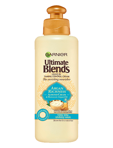 Argan Oil & Almond Cream Leave in Conditioner for Dry Unruly Hair