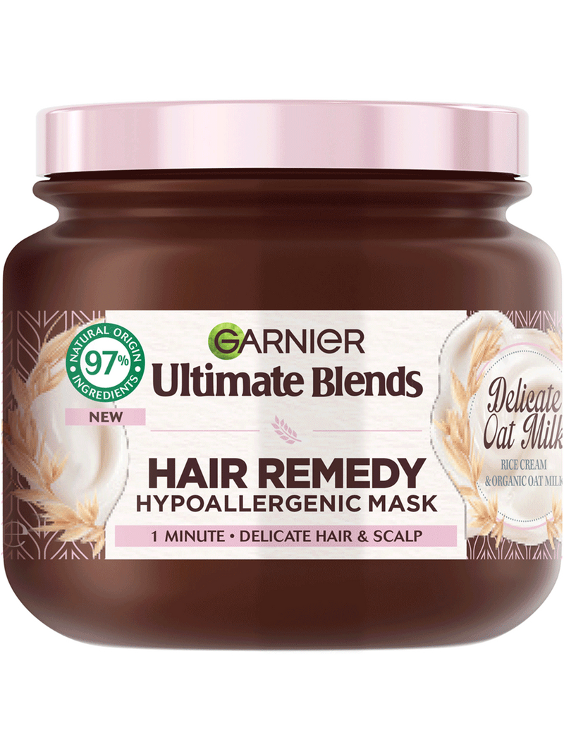 Delicate Oat Milk Hair Remedy Hypoallergenic Mask, for Delicate Hair