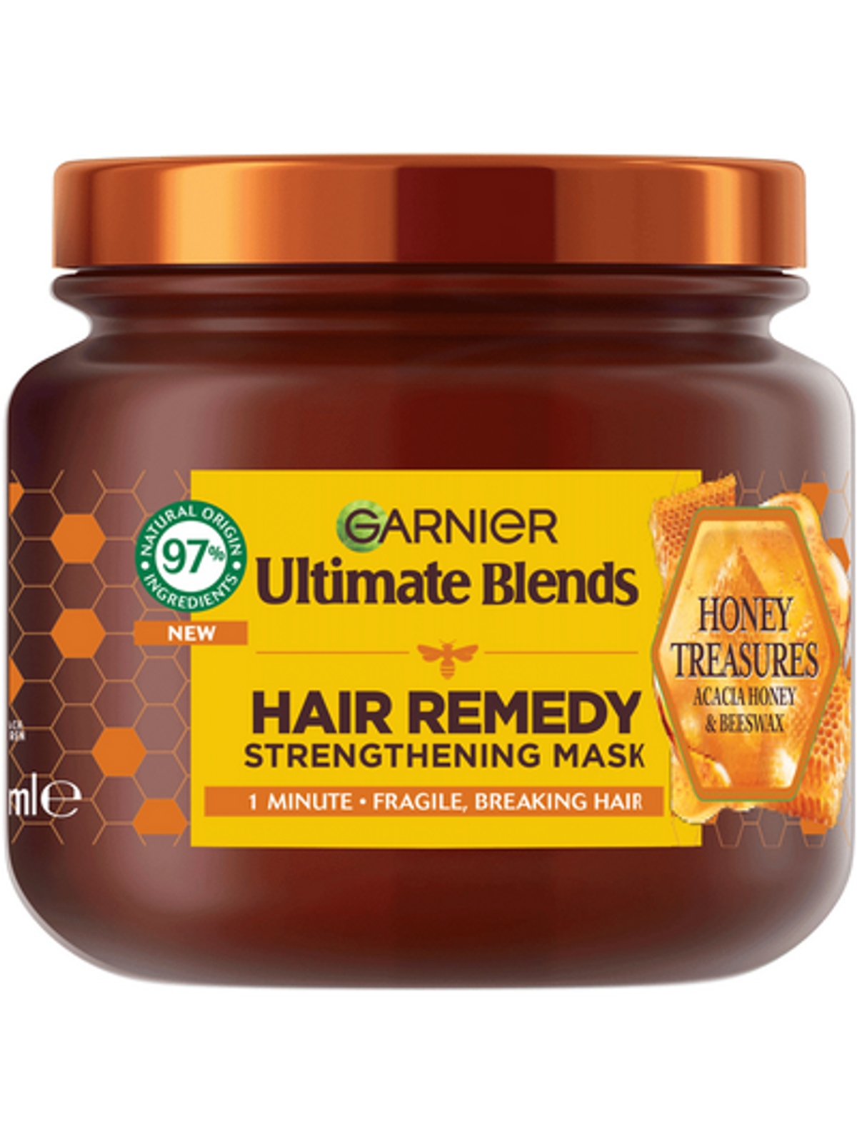 Honey Treasured Reconstructing Hair Mask Fragile Hair Garnier UK