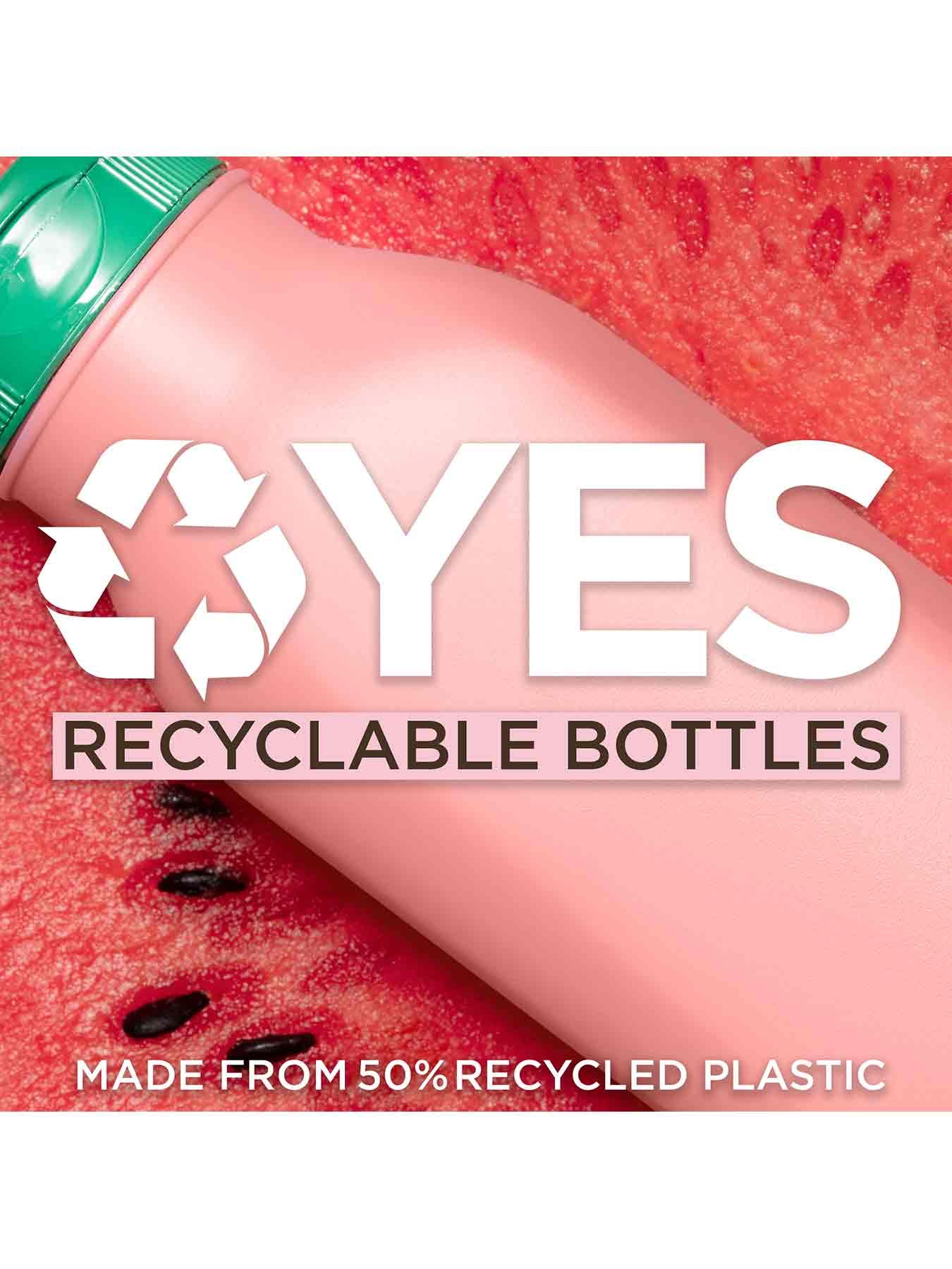 Hair Food watermelon recyclable bottle logo