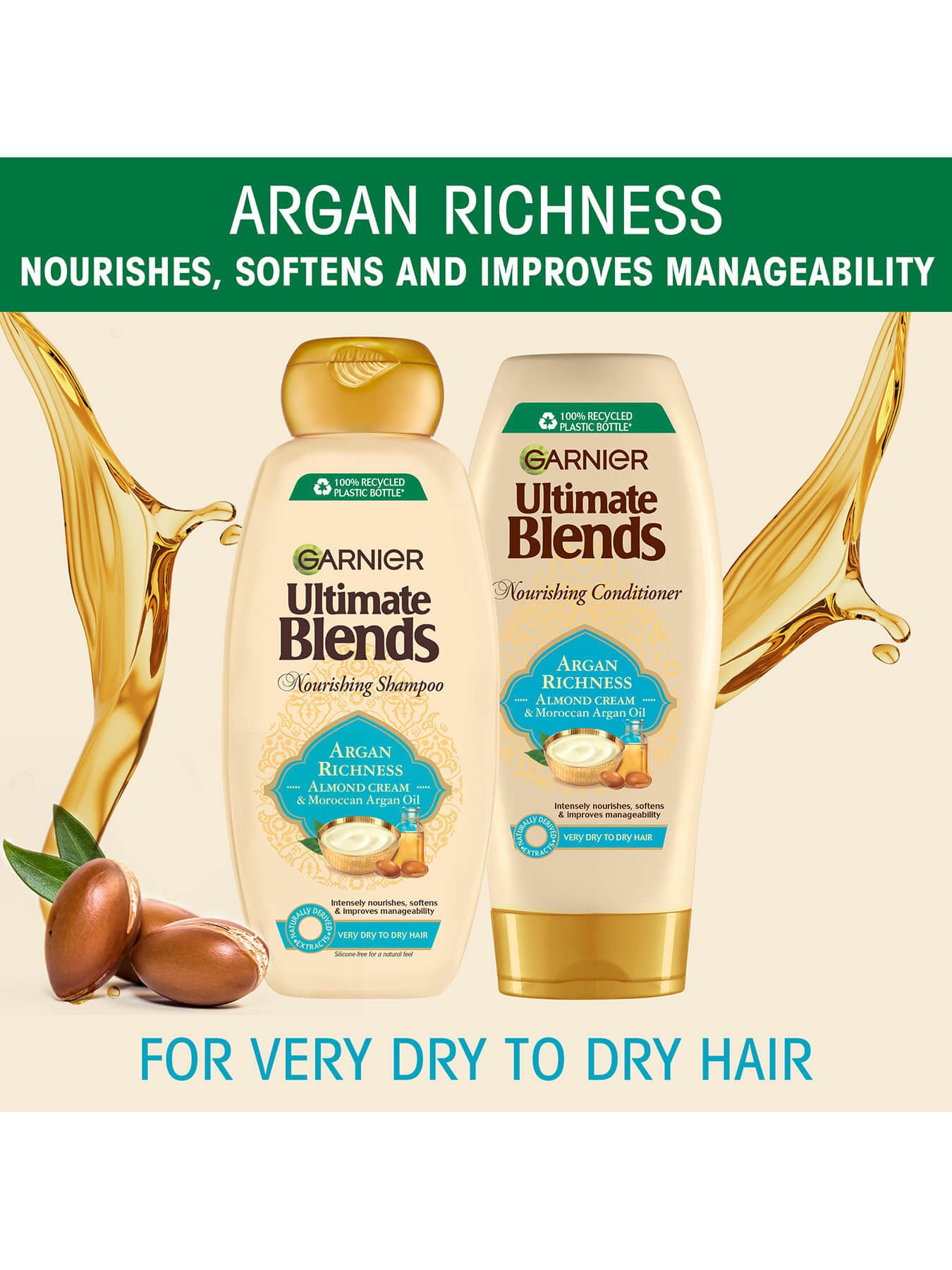 Ultimate Blends Argan Richness Shampoo and conditioner