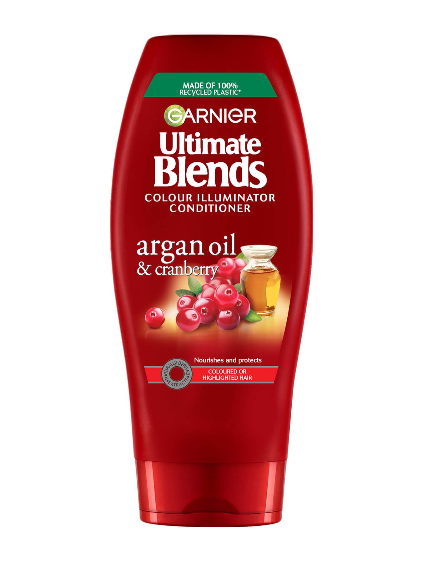GARNIER ULTIMATE BLENDS ARGAN OIL AND CRANBERRY CONDITIONER FOR COLOURED HAIR 360ML