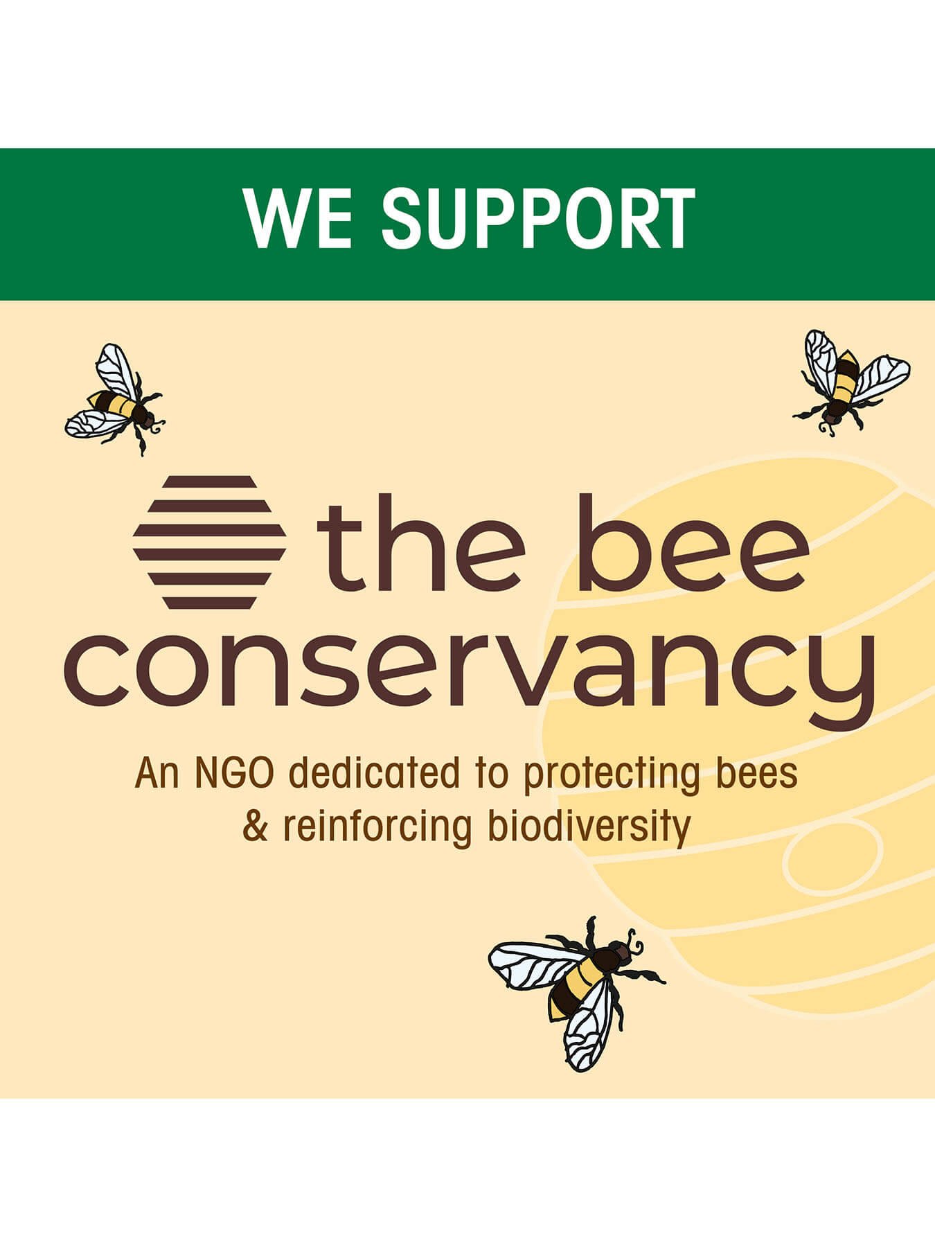 Ultimate Blends Honey Treasures we support the bee conservancy