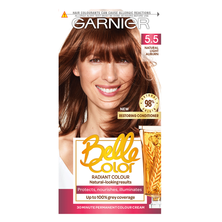Natural Light Auburn Hair Dye | Belle Color | Garnier UK