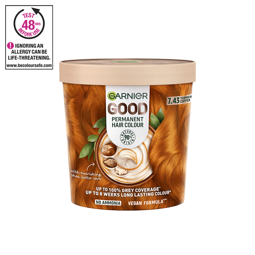 GOOD Permanent Hair Dye  7.43 Turmeric Copper