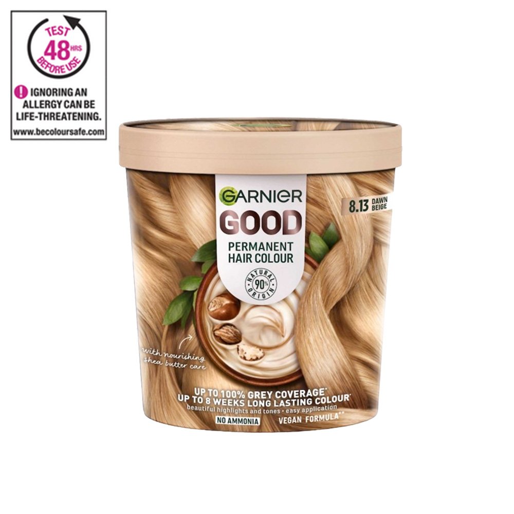 Garnier GOOD Permanent Hair Dye  8.13 Dawn Beige 