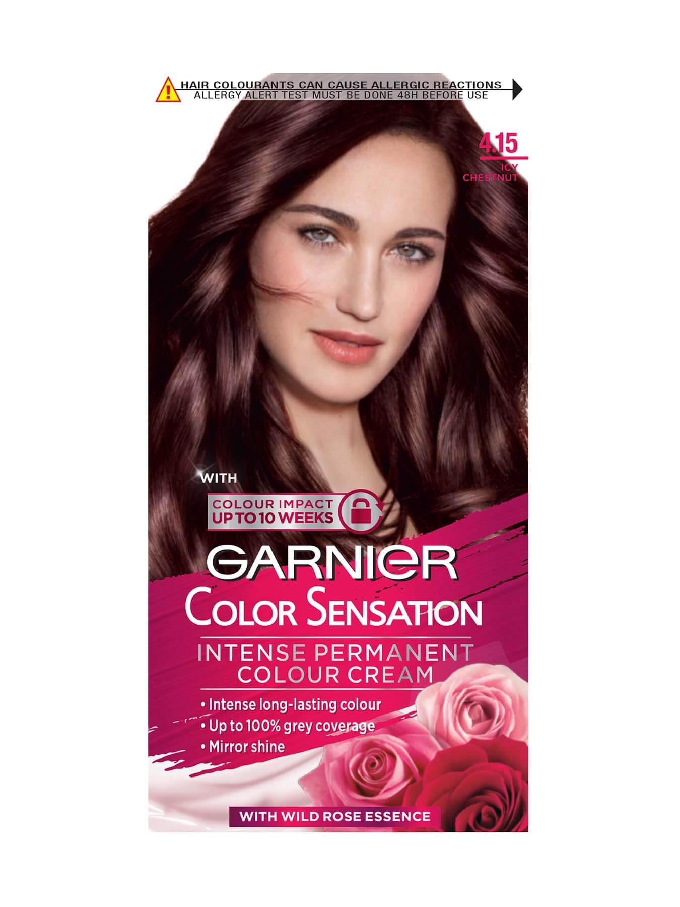 Icy Chestnut Brown Hair Dye | Color Sensation | Garnier