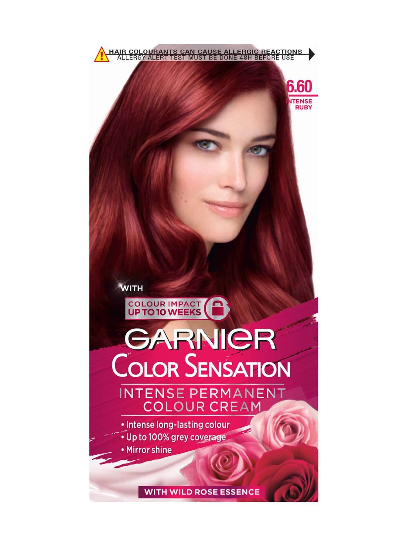 Intense Ruby Red Hair Dye | Color Sensation | Garnier