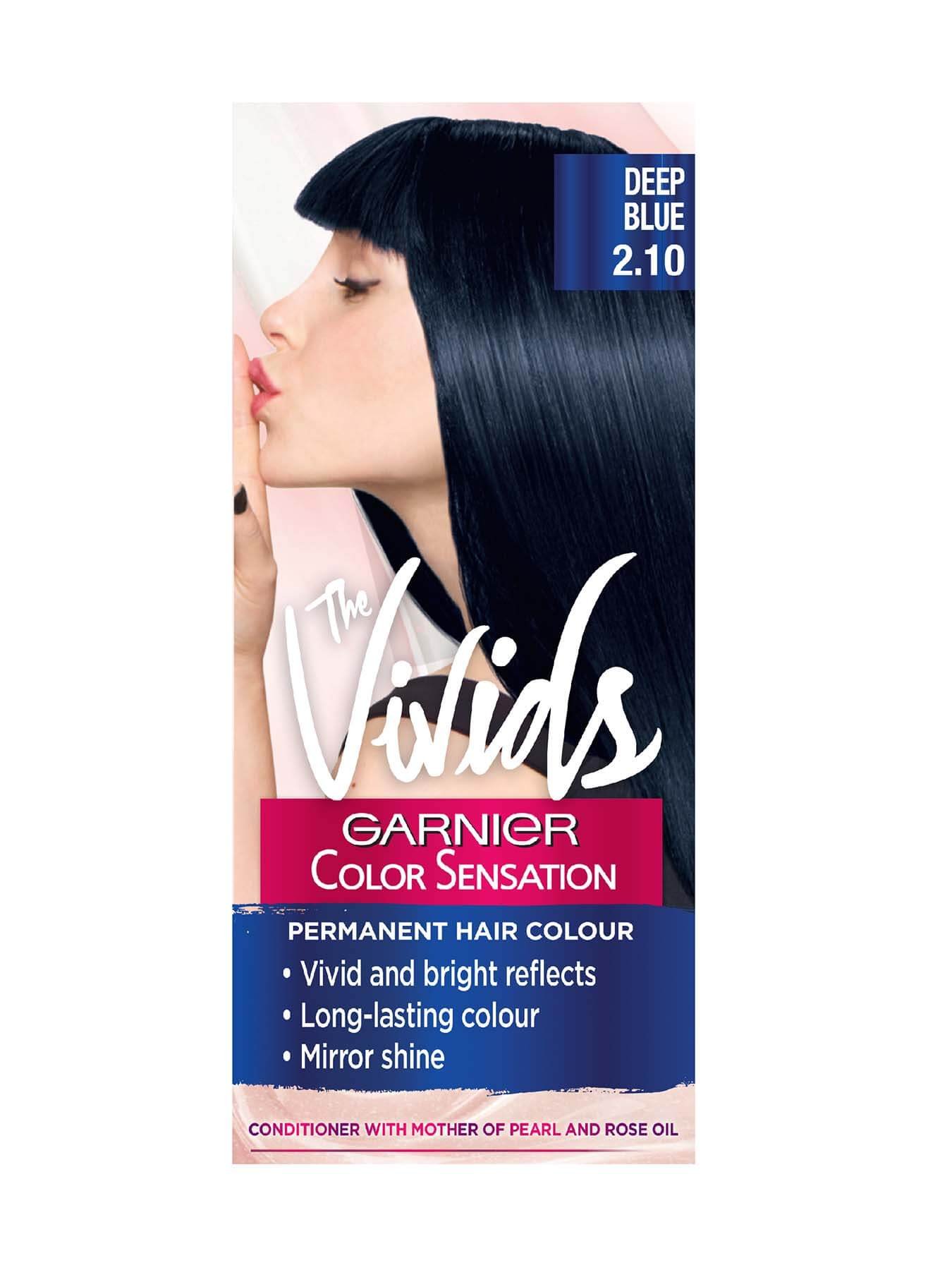 Deep Blue Hair Dye | Color Sensation Vivids | Garnier Deep Blue Hair Dye | Color Sensation Vivids | Garnier