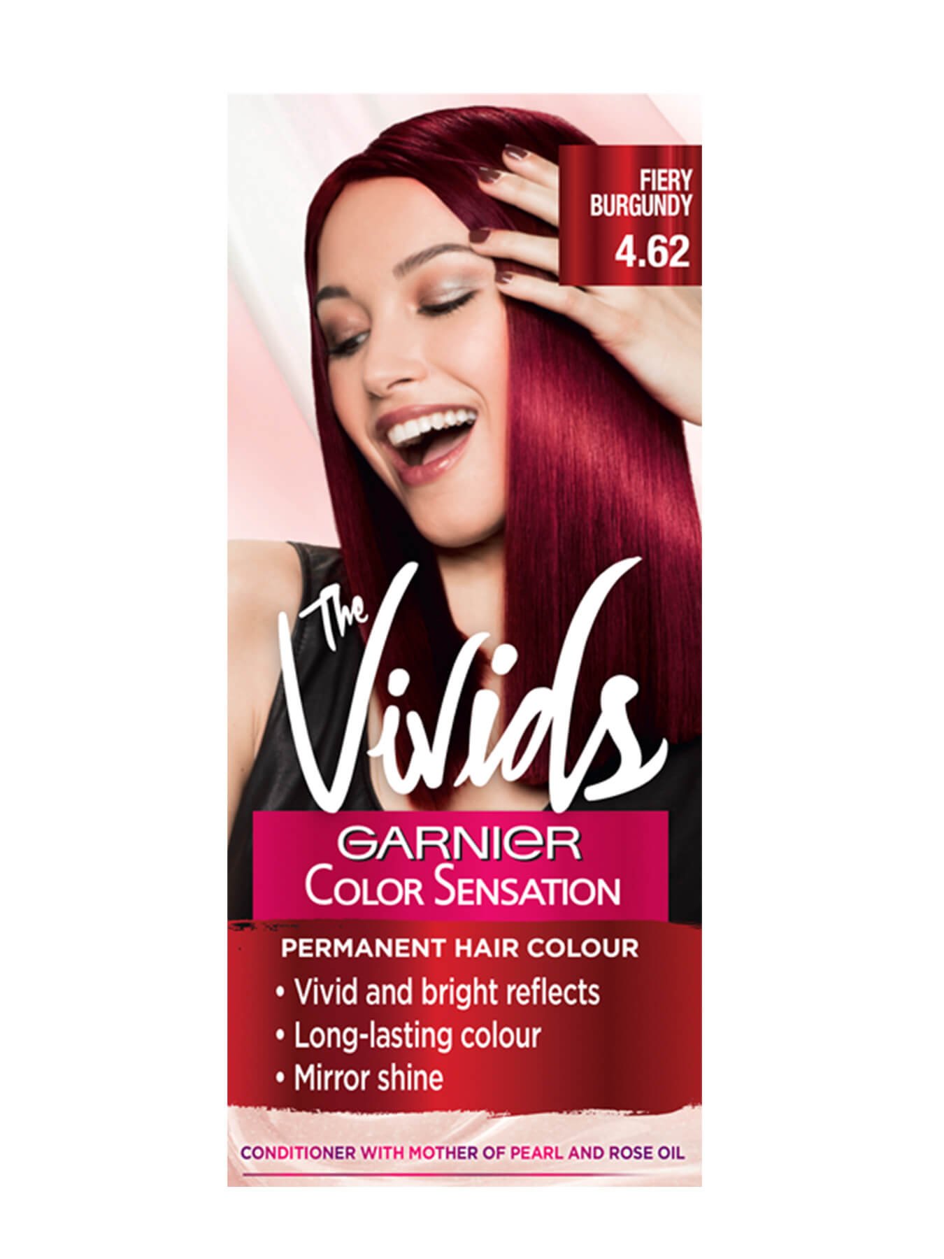 Fiery Burgundy Red Hair Dye Color Sensation Garnier