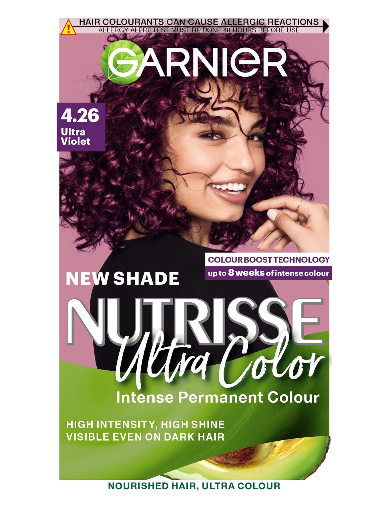 Nutrisse Ultra Color  Ultra Violet Permanent Hair Dye| Hair Colour |  Garnier