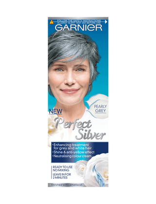 Silver - Silver & Grey Home Hair Dye | Home Hair Colour | Garnier