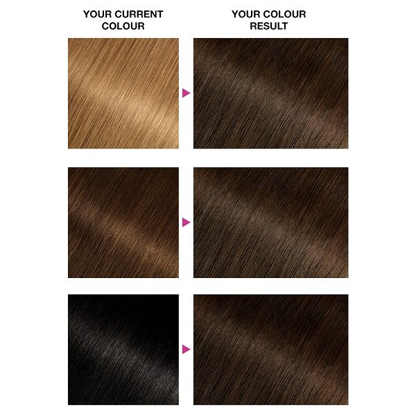 Olia Dark Brown Home Hair Dye | Root Cover Up | Garnier