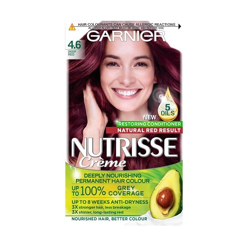 Garnier Nutrisse 4.6 Deep Red Permanent Hair Dye