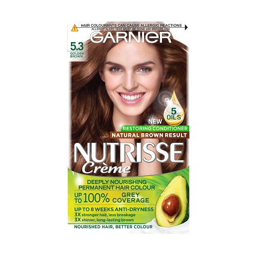 Garnier Nutrisse 5.3 Golden Brown Permanent Hair Dye