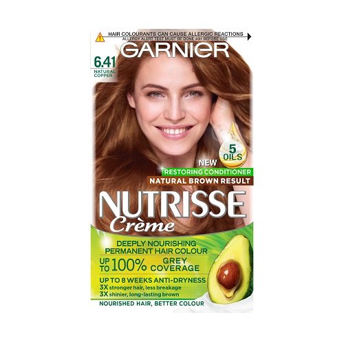 Garnier Nutrisse 6.41 Natural Copper Permanent Hair Dye