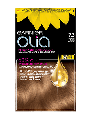 Garnier Olia 7.3 Golden Dark Blonde Permanent Hair Dye