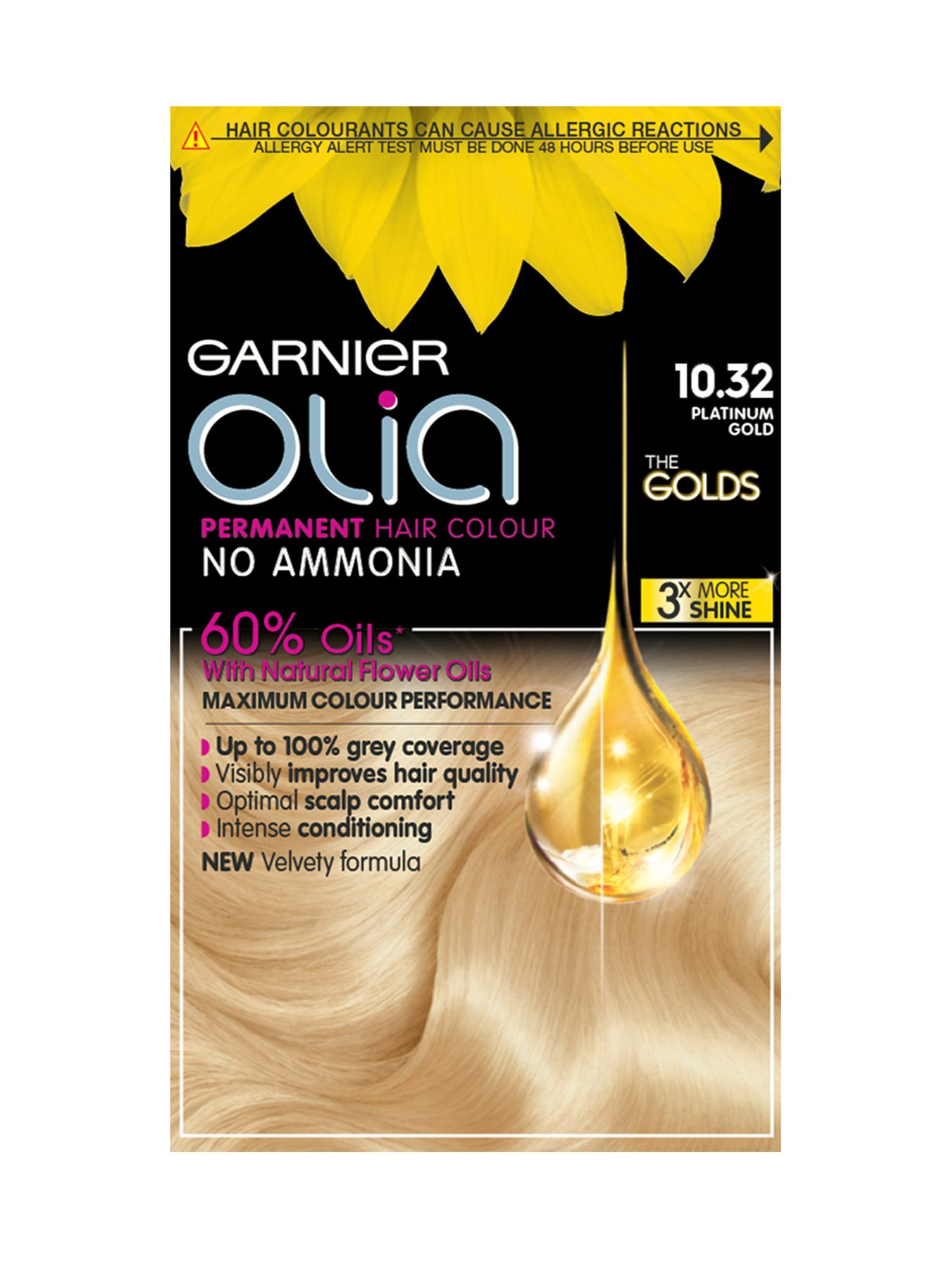 Platinum Blonde Hair Dye Olia Garnier