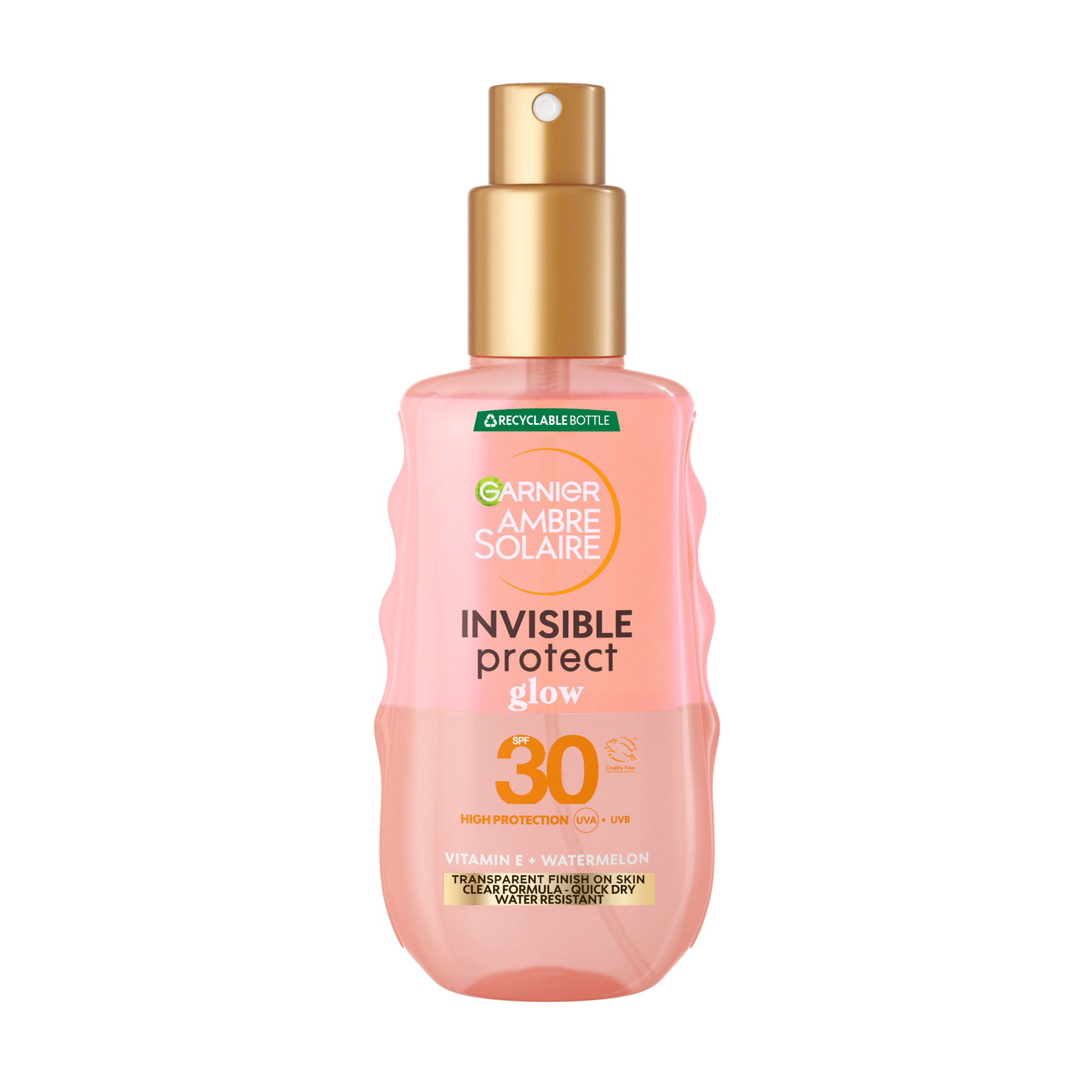 Ambre Solaire Invisible Protect Glow Spray SPF30 | Garnier UK