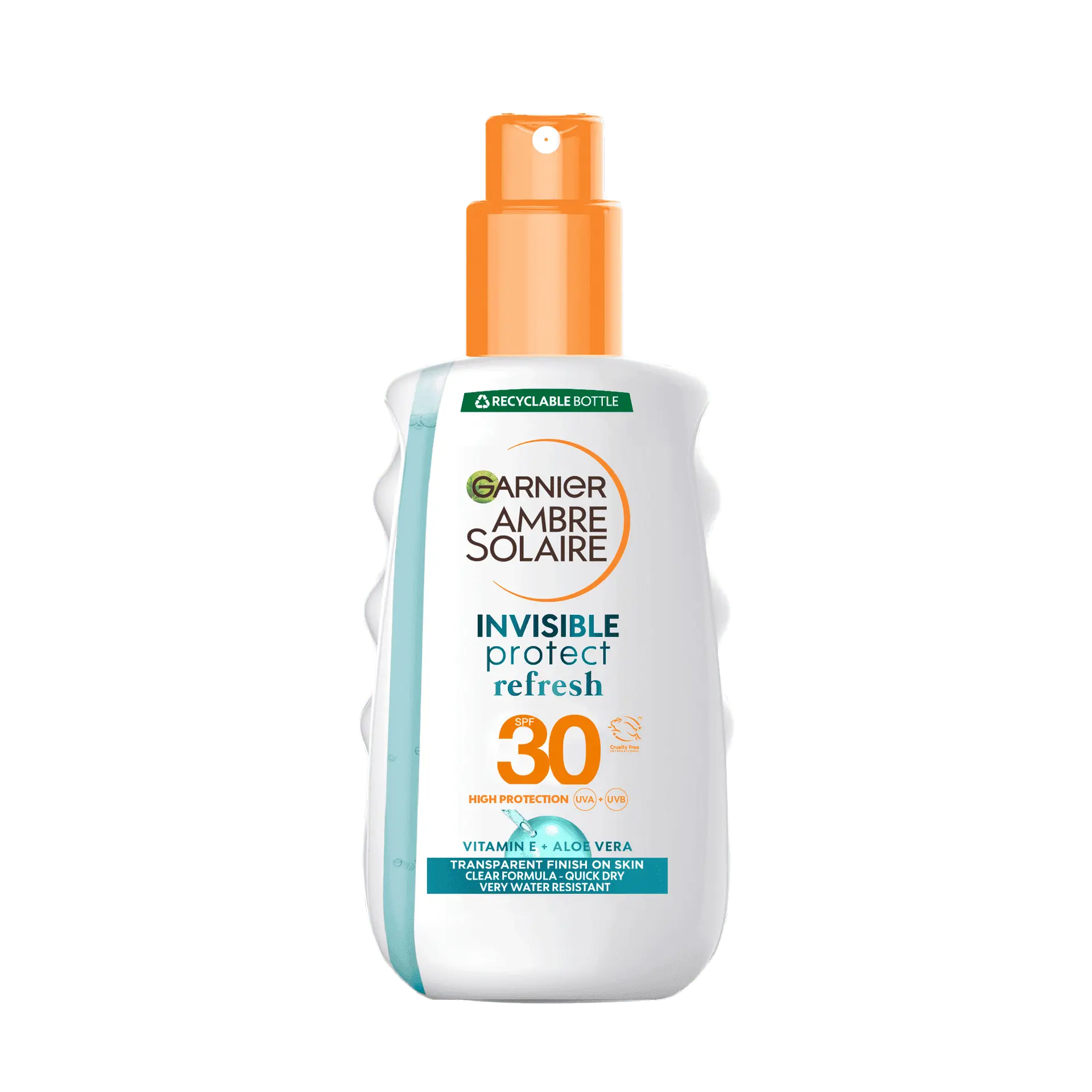 Protect Solaire Ambre Garnier Protection Sun UK Invisible Spray SPF30|