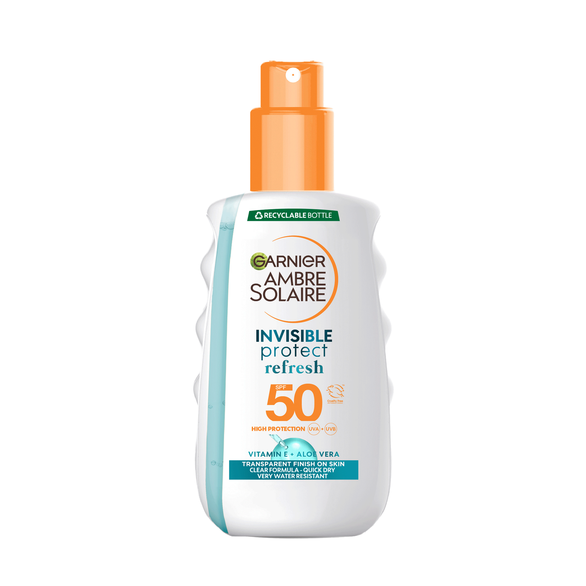 Ambre Solaire Invisible Protect Refresh Sun Protection Spray SPF50