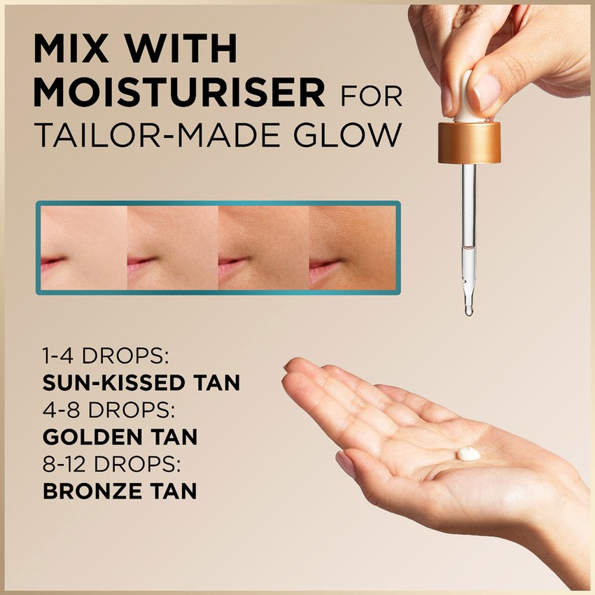 SelfTan Face Drops Natural Bronzer Garnier Ambre Solaire