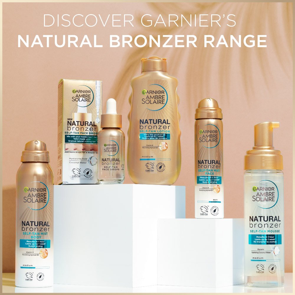 SelfTan Face Drops Natural Bronzer Garnier Ambre Solaire