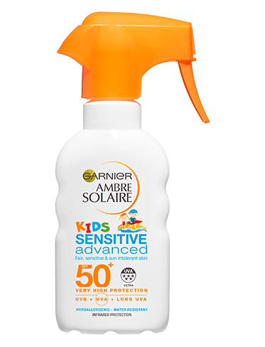Ambre Solaire Kids Sensitive Sun Cream Easy Application Trigger Spray SPF50+