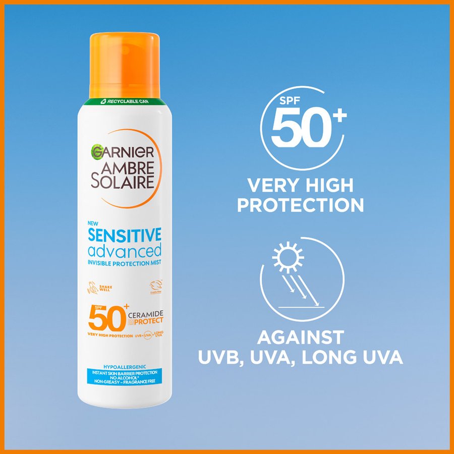 SPF 50+ Sensitive Advanced Dry Mist Sun Spray Ambre Solaire Sensitive