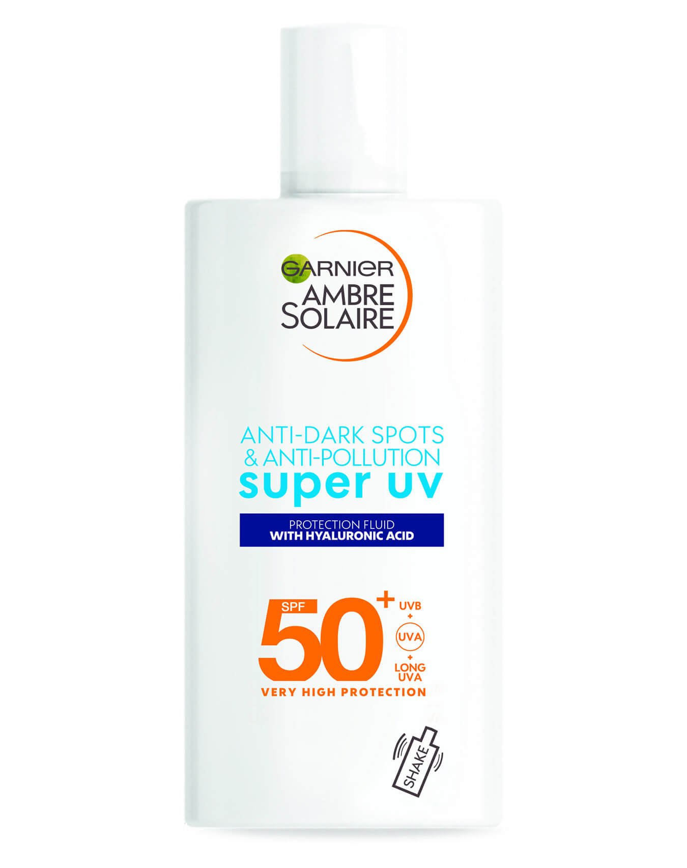Garnier Ambre Solaire Super UV Face Fluid SPF50 Sun Protcection Garnier Ambre Solaire Super UV Face Fluid SPF50 Sun Protcection