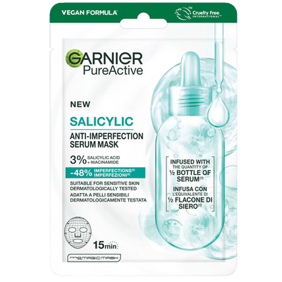 Garnier Salicylic Anti-Imperfection Serum Face Mask