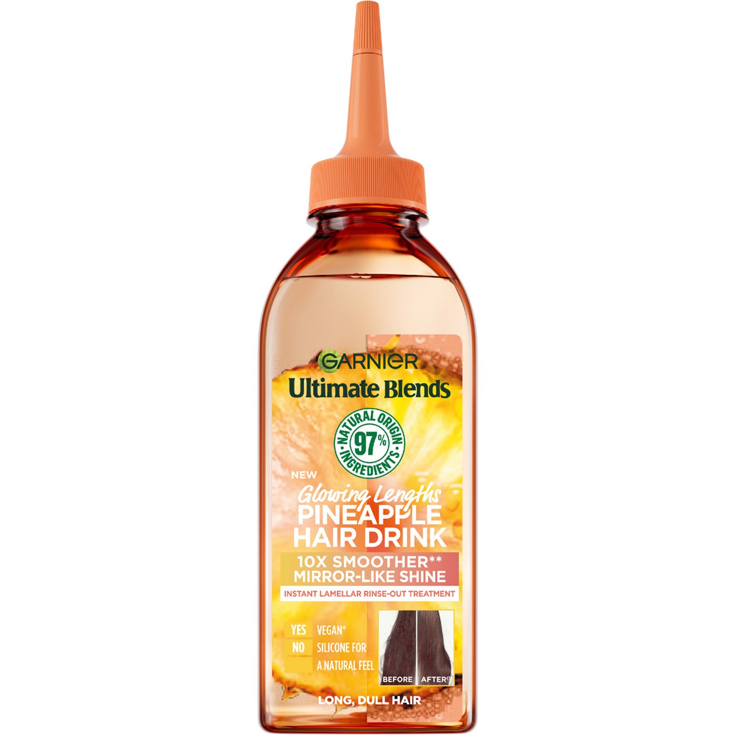 Glowing Lengths Pineapple Hair Drink  Liquid Conditioner for Long Dull Hair