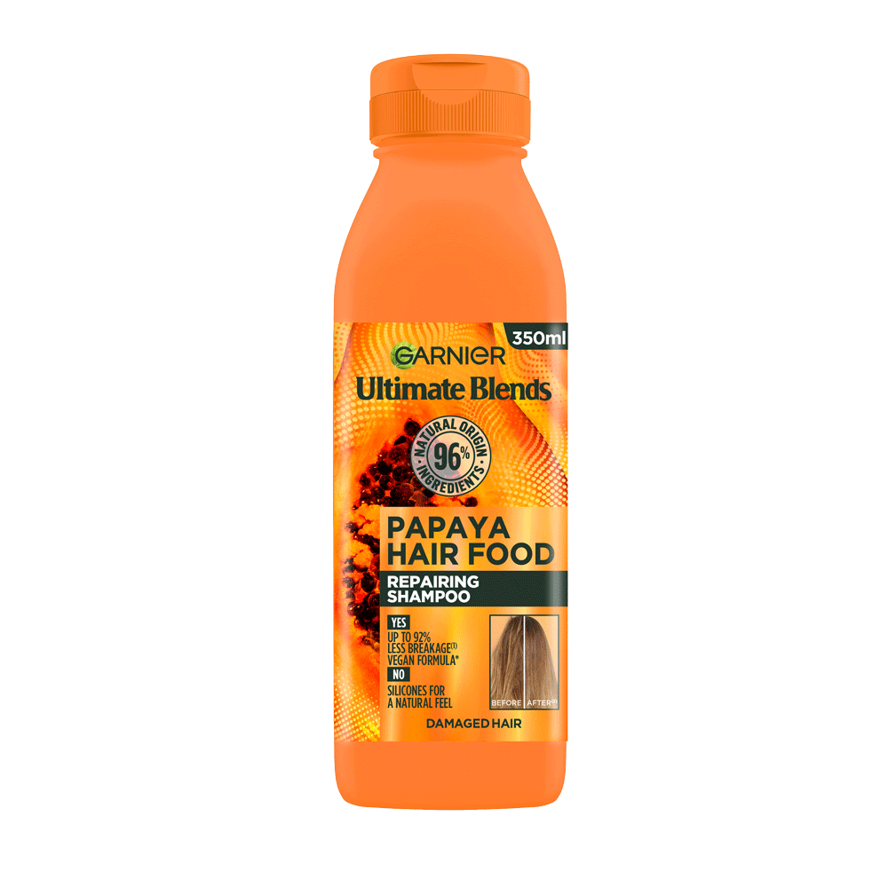 Papaya & Alman Hair Food Shampoo for Damaged Hair Garnier UK
