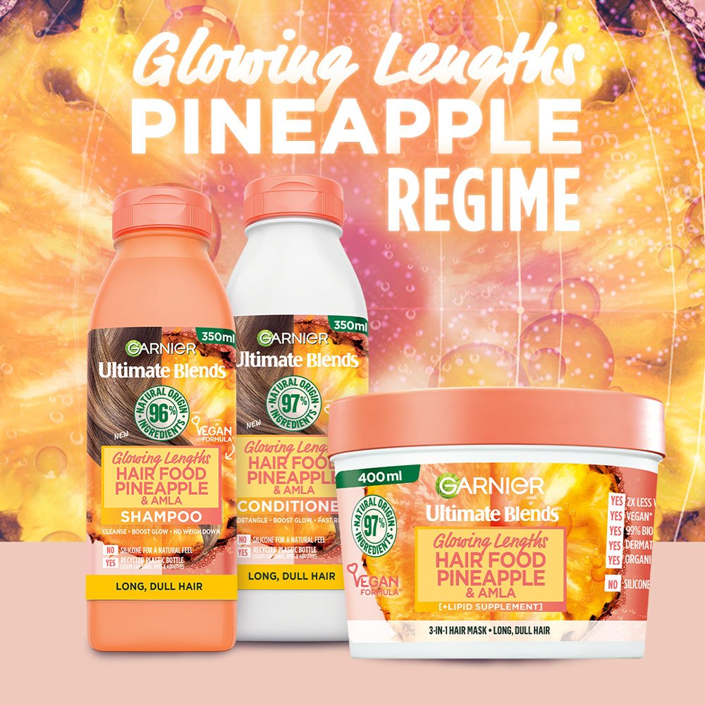 Ultimate Blends Pineapple Hair Food all 3